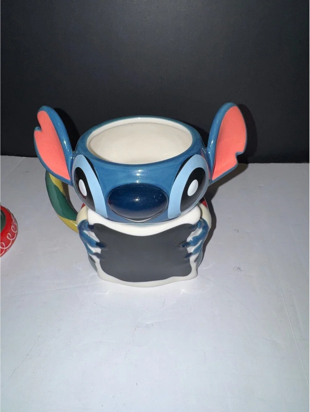 Disney Lilo & Stitch - Stitch Holiday Mug with Lid Coffee Mug Ceramic 16 oz